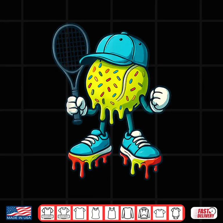 Design Tennis Drip for Boys Ice Cream Feel The Drip Top Spin Tennis Shirt