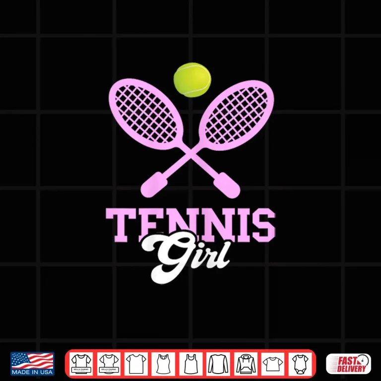 Design Tennis Girl Tennis Lover Tennis Racquet Tennis Ball Lover Shirt