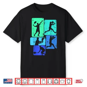 Tennis Player Youth Boys Kids Men Shirt