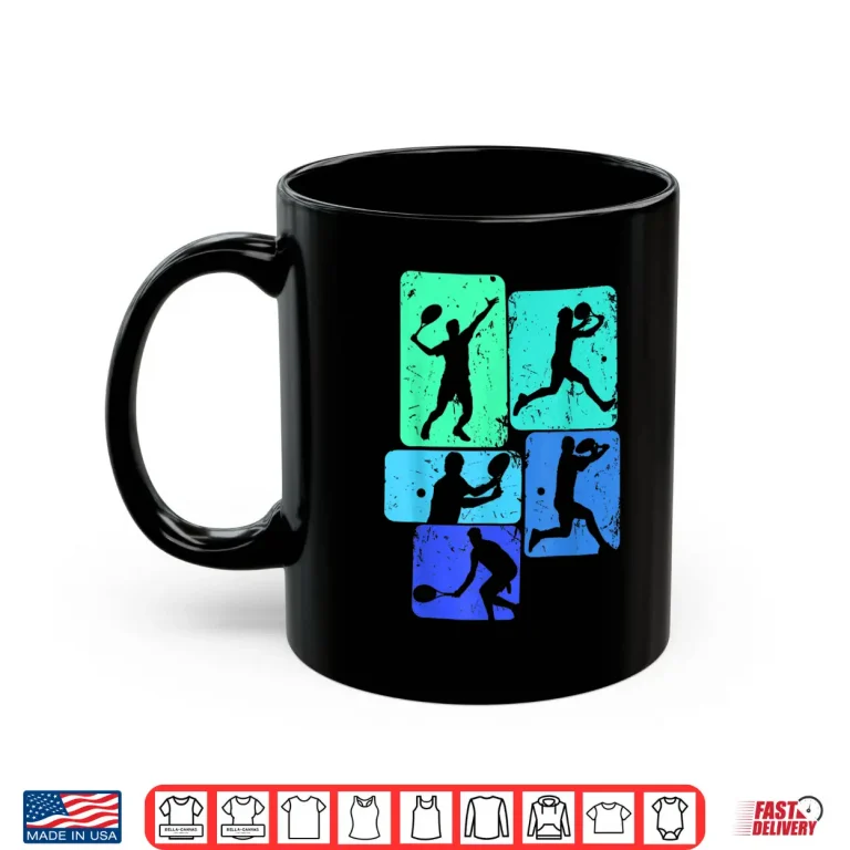 Mug Tennis Player Youth Boys Kids Men Shirt