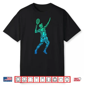 Tennis Player Youth Men Boys Kids Shirt