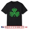 Tennis Shamrock Clover St Patricks Day Player Coach Gift Shirt