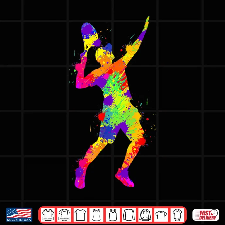 Design Tennis Player Kids Youth Men Boys Shirt
