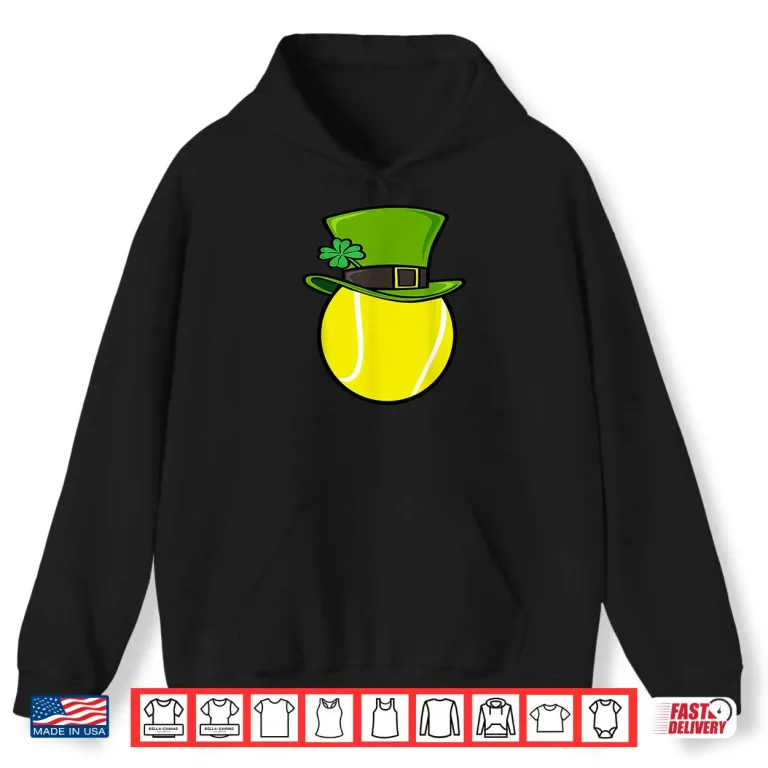 Hoodie Tennis st patrick day shirt for Boys Shirt