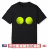 Ball Boobs Funny Tennis Sport Lovers Hilarious Graphic Shirt