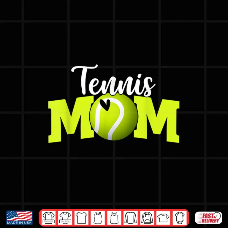 Design Cute Letter Print Tennis Parent Professional Identity Shirt