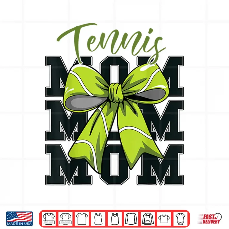 Design Coquette Bow Parent Sibling Tennis Youth Toddler Aesthetic Shirt