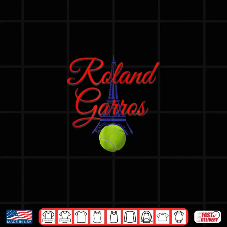 Design French Fans Professional Gear Tennis Roland Garros Graphic Shirt