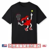 Heart Swinging Racket Tennis Valentines Day Youth Graphic Shirt