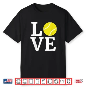 Professional Minimalist Tennis Lover Modern Graphic Apparel Shirt