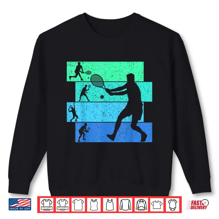 Sweatshirt Professional Athletic Tennis Youth Modern Graphic Apparel Shirt