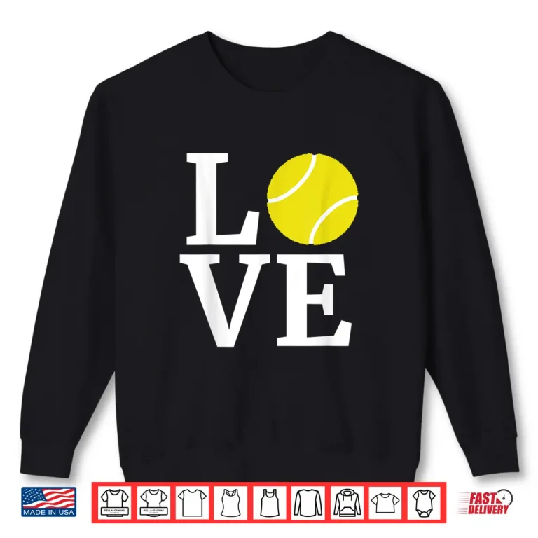 Sweatshirt Professional Minimalist Tennis Lover Modern Graphic Apparel Shirt