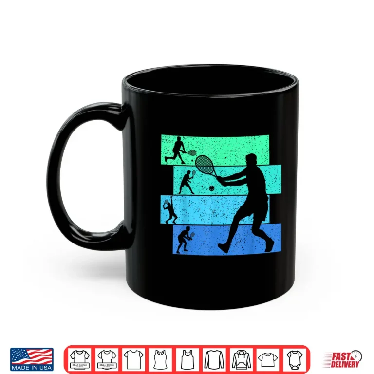 Mug Professional Athletic Tennis Youth Modern Graphic Apparel Shirt