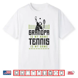 Professional Racket Tennis Grandparent Identity Humor Funny Shirt