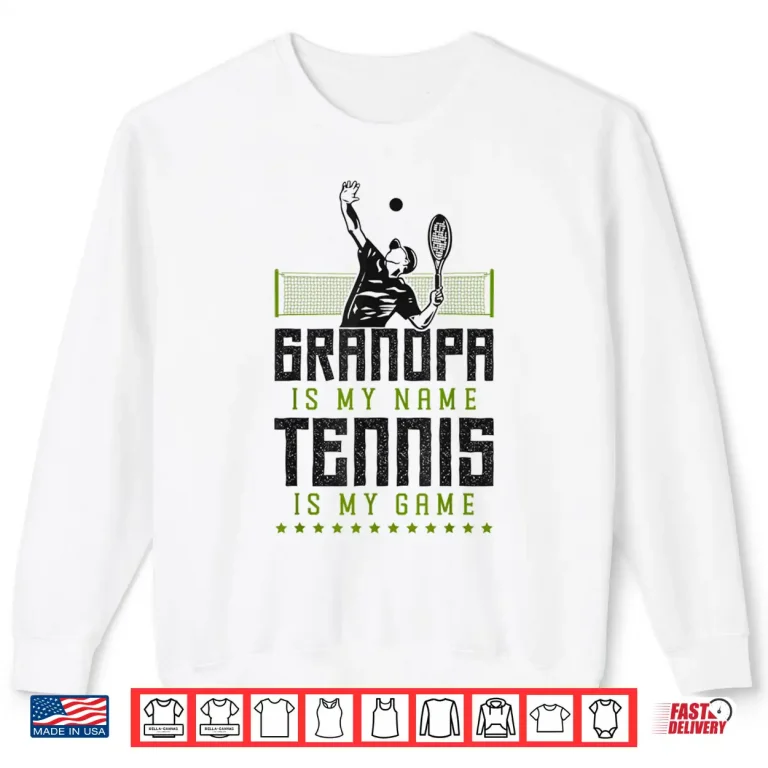 Sweatshirt Professional Racket Tennis Grandparent Identity Humor Funny Shirt