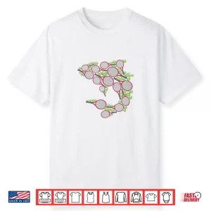 Shark Racket And Balls Tennis Shark Animal Graphic Shirt