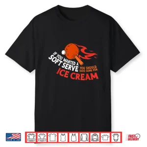 Soft Serve Ice Cream Ping Pong Table Tennis Humor Funny Shirt