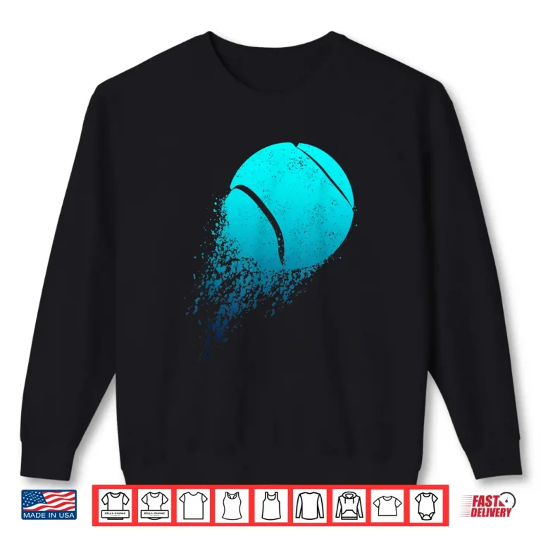 Sweatshirt Sports Vintage Tennis Player Professional Graphic Design Shirt