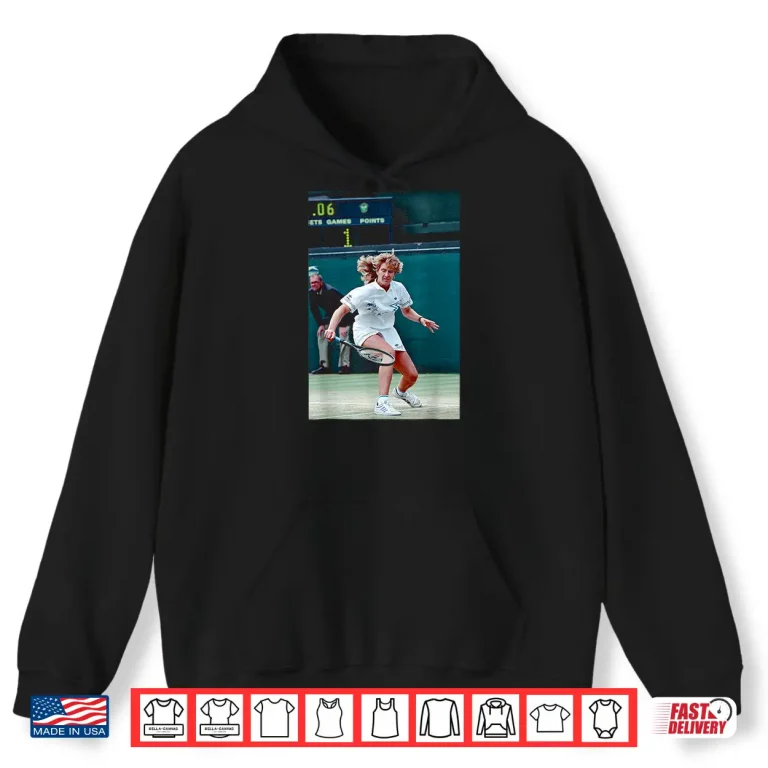 Hoodie Steffi Graf Vs Martina Navratilova Nineteen Eighty Eight Tennis Shirt