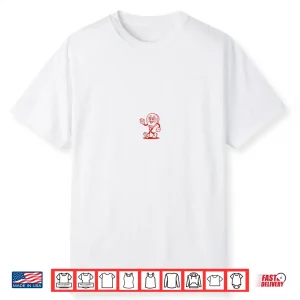 The Glass Retro Mascot Padel Player Professional Humor Shirt