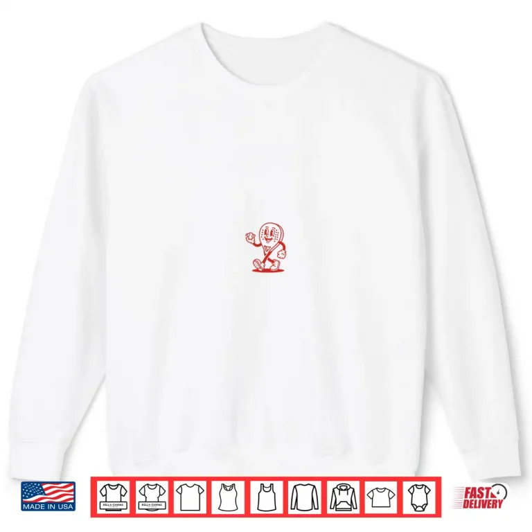Sweatshirt The Glass Retro Mascot Padel Player Professional Humor Shirt