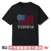 Usa Flag Us Team Tennis Lover Team Sport Patriotic Shirt