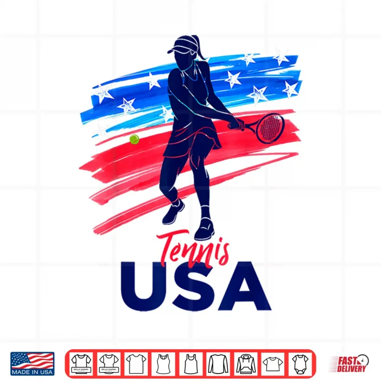 Design Support The Team USA Tennis Lover Patriotic Professional Shirt