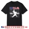 American Flag Fans Jersey Table Tennis Ping Pong Patriotic Shirt