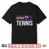 Aussie Flag For Fans Players Australia Tennis Professional Athletic Shirt