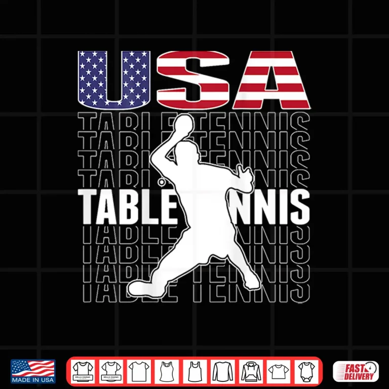 Design American Flag Fans Jersey Table Tennis Ping Pong Patriotic Shirt
