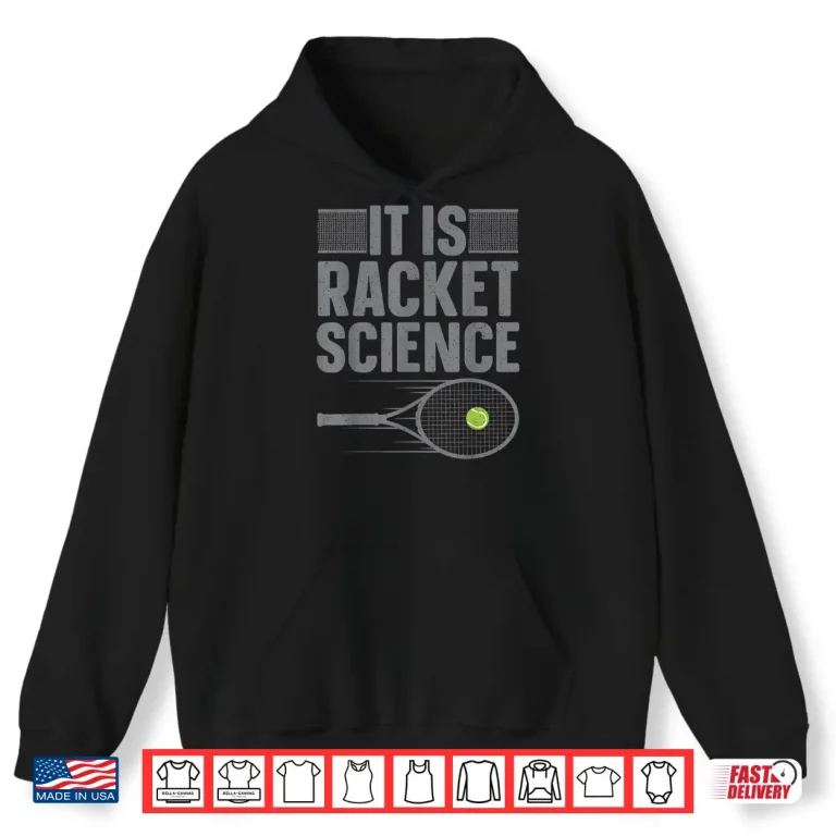 Hoodie Cool Design Tennis Player Lover Professional Graphic Shirt
