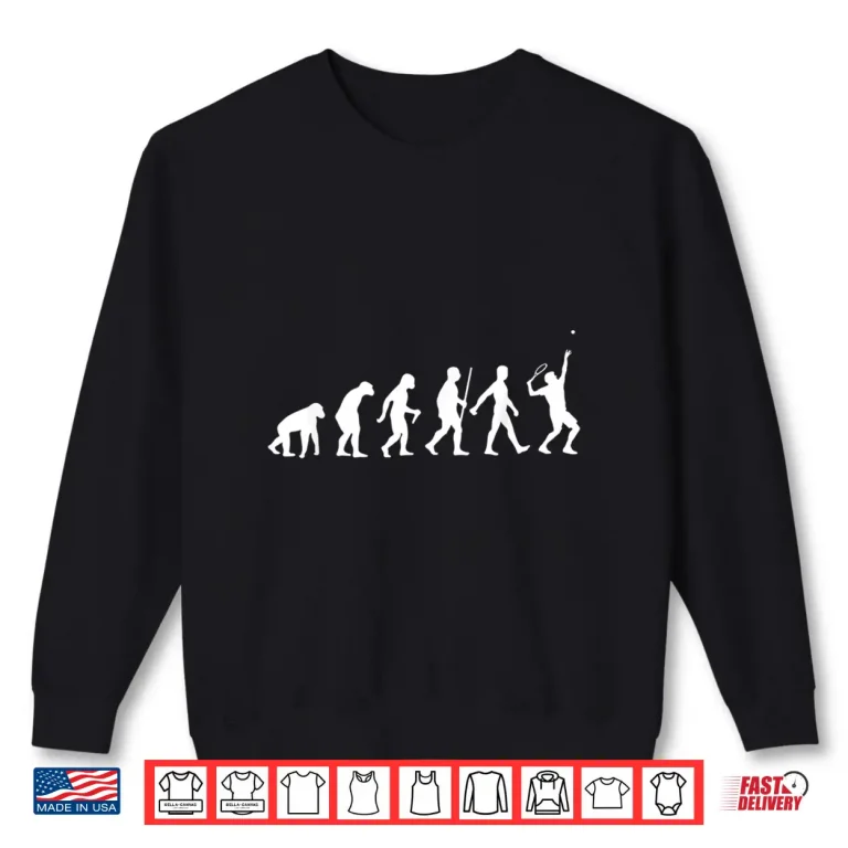 Sweatshirt Cool Design Tennis Player Racket Sport Professional Shirt
