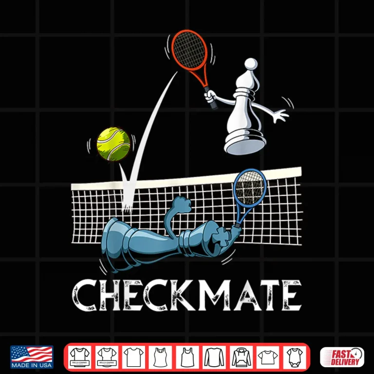 Design Checkmate Chess Design Tennis Professional Graphic Humor Shirt