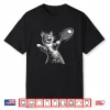 Cute Animal Graphic Cat Tennis Professional Humor Funny Shirt