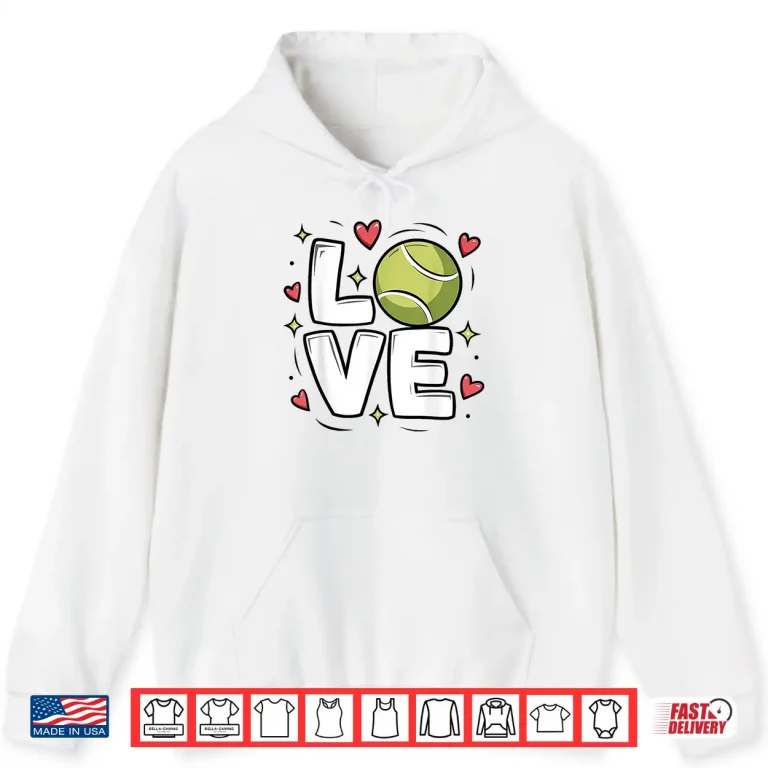 Hoodie Cute Sports Tennis Player Youth Professional Aesthetic Shirt