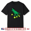 Dinosaur For Toddler And Baby Tennis Dino Lover Graphic Shirt