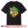 Kangaroo Player Sports Design Tennis Racket Animal Graphic Shirt