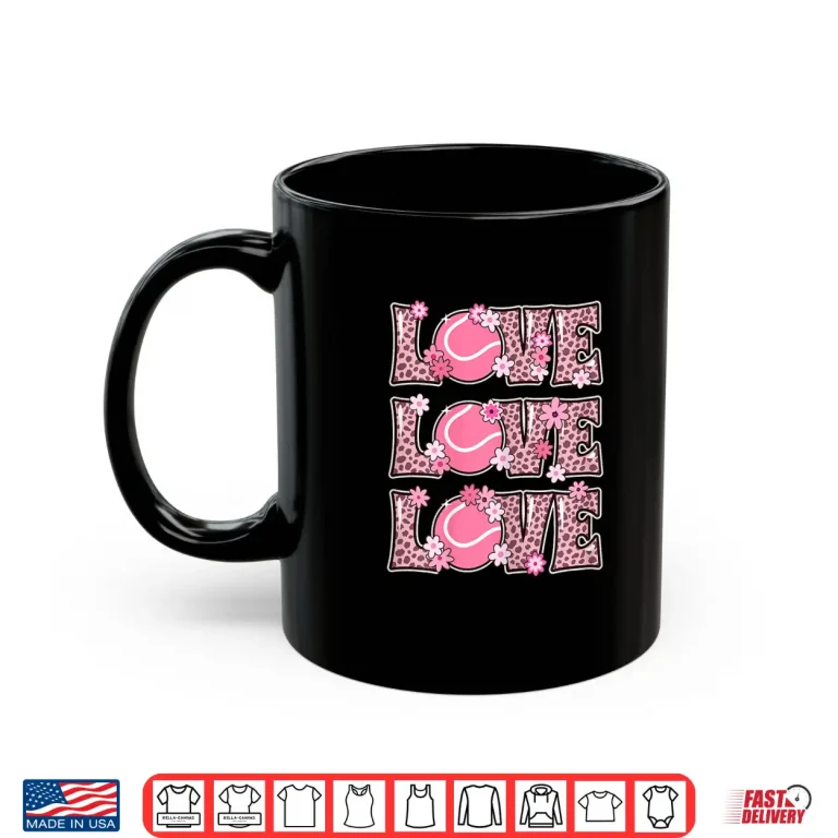 Mug Love Lover Outfit Tennis Youth Cute Aesthetic Graphic Shirt