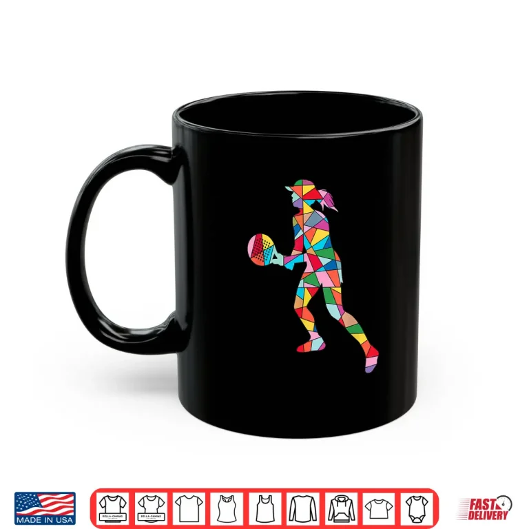 Mug Paddleball Professional Padel Tennis Athletic Graphic Apparel Shirt