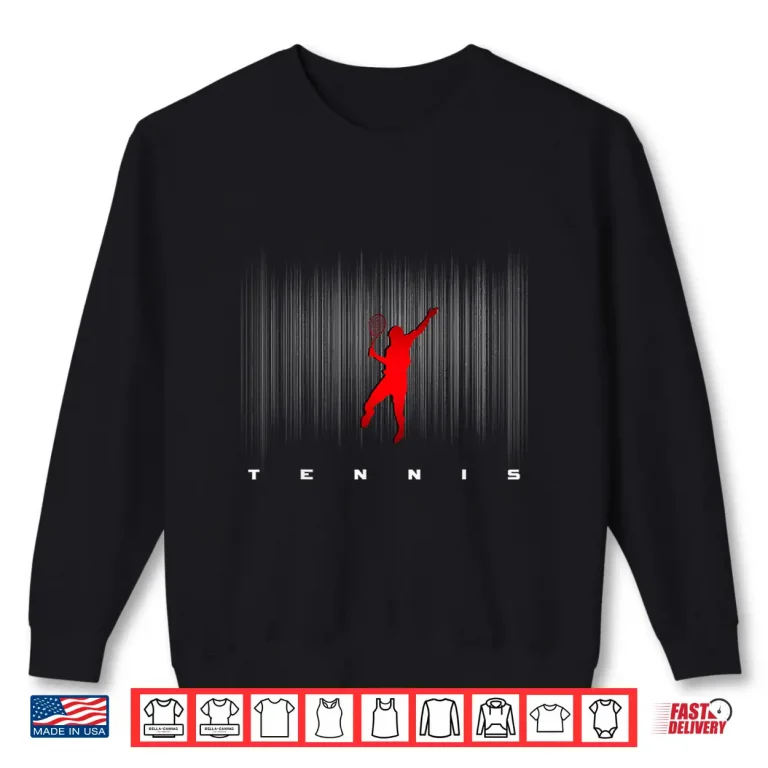Sweatshirt Professional Athletic Tennis Modern Minimalist Graphic Apparel Shirt