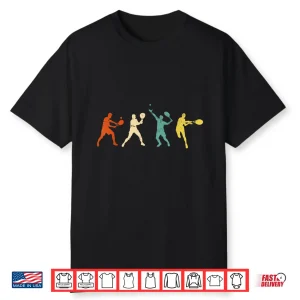 Professional Athletic Tennis Player Balls Graphic Apparel Shirt
