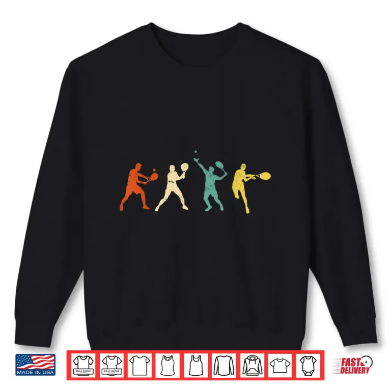 Sweatshirt Professional Athletic Tennis Player Balls Graphic Apparel Shirt