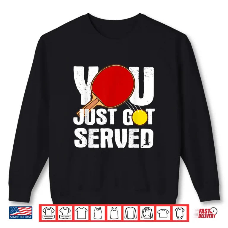 Sweatshirt Professional Design Table Tennis Ping Pong Players Humor Shirt