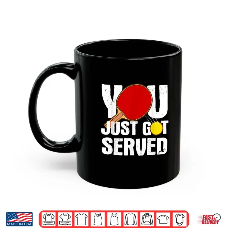 Mug Professional Design Table Tennis Ping Pong Players Humor Shirt