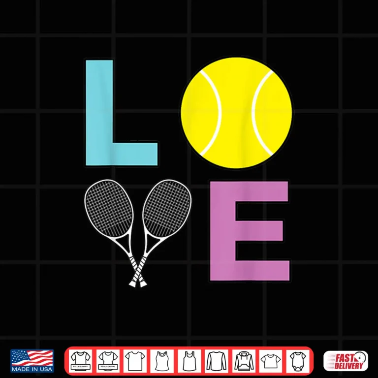 Design Professional Minimalist Tennis Player Gift Graphic Apparel Shirt