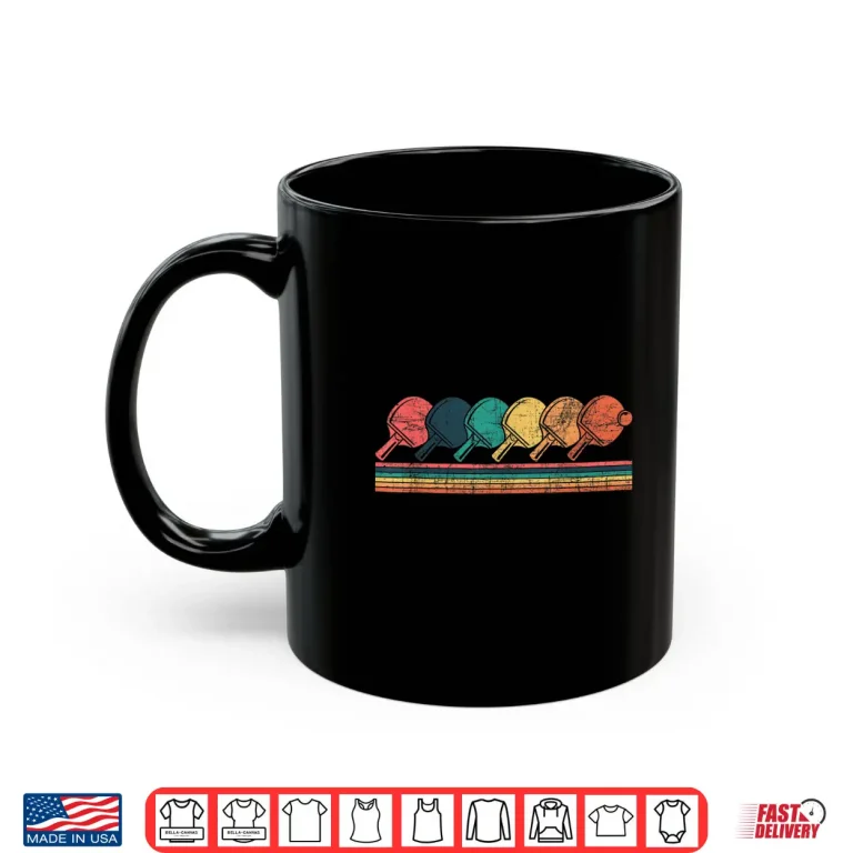 Mug Retro Tournament Player Table Tennis Ping Pong Enthusiast Shirt