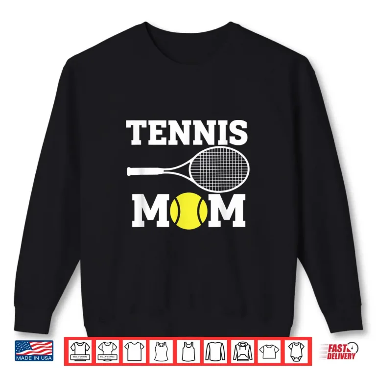 Sweatshirt Team Parent Proud Parent Tennis Player Identity Graphic Shirt