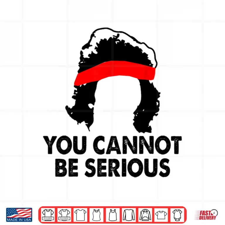Design You Cannot Be Serious Tennis Player Humor Racket Sports Shirt