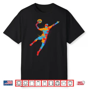 Colorful Platform Paddleball Padel Player Professional Youth Shirt