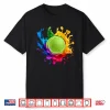 Colorful Sports Gear Tennis Professional Athletic Graphic Design Shirt